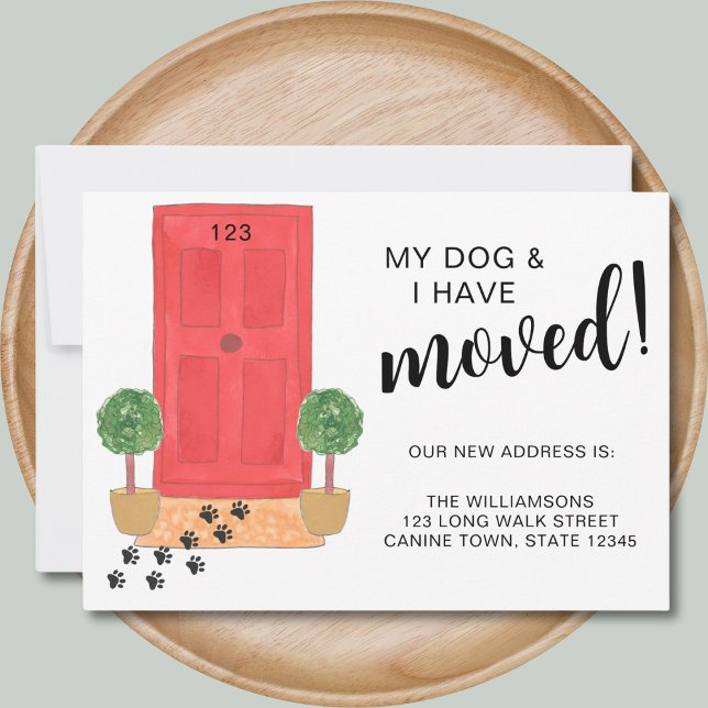 Anúncio Meu Cachorro E Eu Nos Mudamos (Criador carregado)