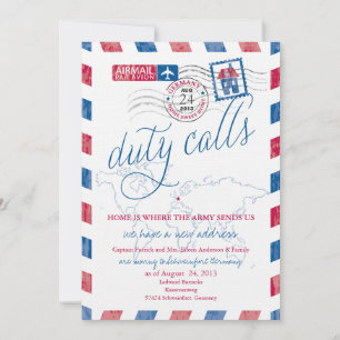 Anúncio Militar de Correio Aéreo Antigo