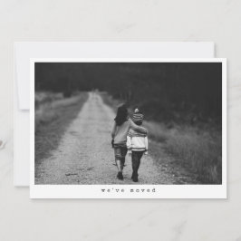 Anúncio Minimalist Photo We Moved New Home Address