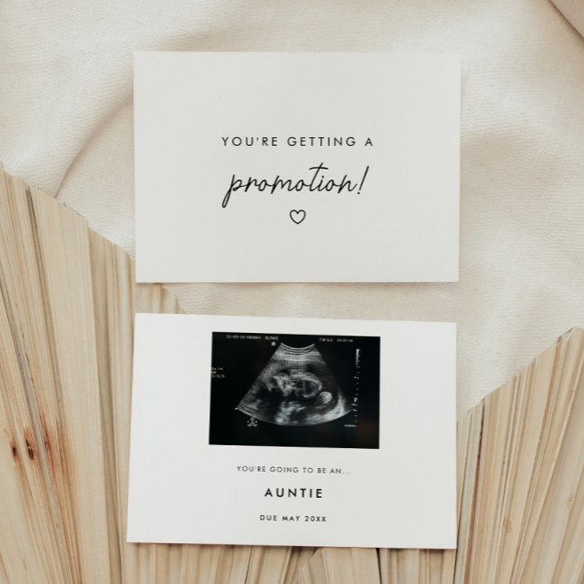 Anúncio Minimalistic "Getting A Promotion" Baby Pregnancy (Criador carregado)