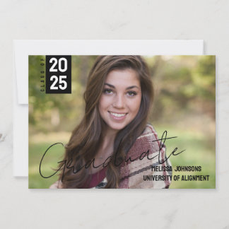 Anúncio mínimo de graduação de 2 fotos