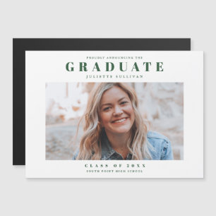 Anúncio mínimo de graduação de fotos