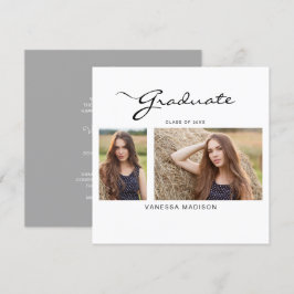 Anúncio Mínimo de Script Elegante Moderno | 2 Graduação de