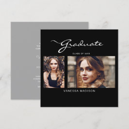 Anúncio Mínimo de Script Moderno Elegante | 2 Graduação de