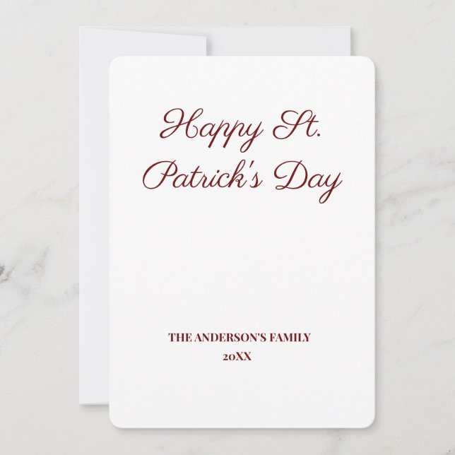 Anúncio Mínimo simples adicione seu nome de texto de logot (Frente)