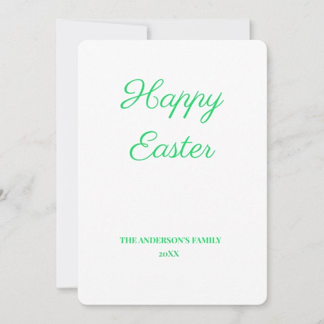 Anúncio Mínimo simples adicione seu nome de texto de logot (Frente)