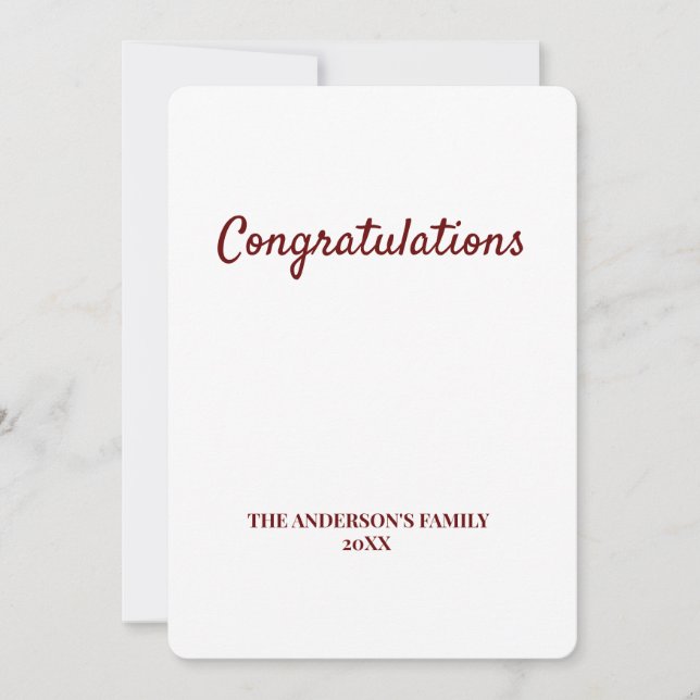 Anúncio Mínimo simples adicione seu nome de texto de logot (Frente)