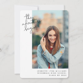 Anúncio Modern Adventure Começa Graduação Foto