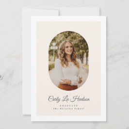 Anúncio Modern Arch High School Photo Graduate