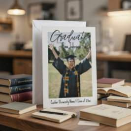 Anúncio Modern Class of 2026 Graduation Announcement