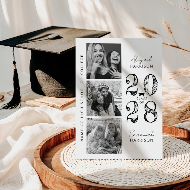 Anúncio Modern Joint Graduation Photo (Criador carregado)