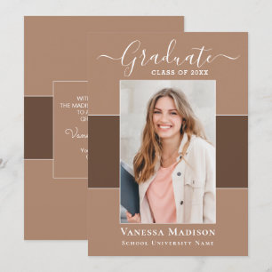Anúncio Moderno Elegante Terreno 1 Graduação Fotográfica