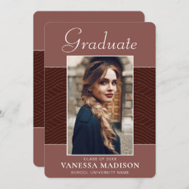 Anúncio Moderno | Formando Fotográfico Terracotta 1 Elegan