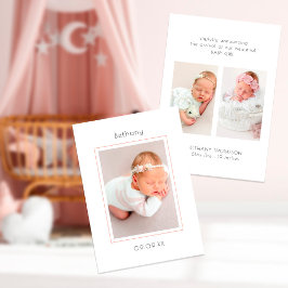 Anúncio Moderno Minimalista 3 Fotografias Bebê