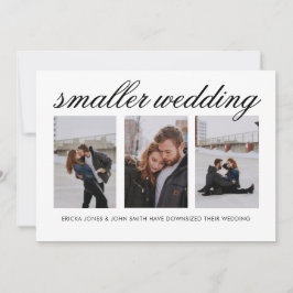 Anúncio Moderno Minimalista 3 Fotos Casamento Menor