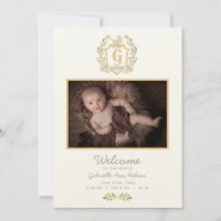 Monograma de Carruagem de Bebê G | Nascimento neut