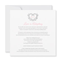 Monograma de coração transmissão ao vivo casamento