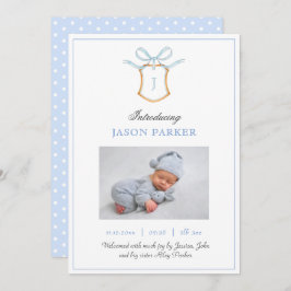 Anúncio Monograma de Cuta com crista e arco