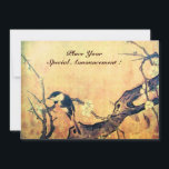 Anúncio MONOGRAMA DE PÁSSARO DE PRIMAVERA, Dourado Amarelo<br><div class="desc">Desenho floral elegante,  caprichoso e colorido com um adorável pássaro de primavera nos galhos de uma árvore florida,  floresce,  flores em marrom,  preto,  amarelo dourado,  cores brancas criadas com reelaboração digital de uma miniatura oriental antiga.</div>