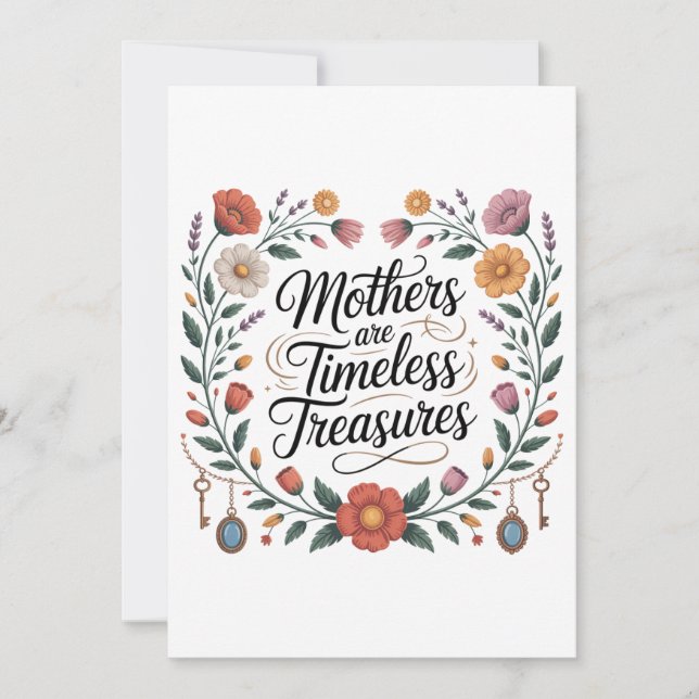 Anúncio Mothers Are Timeless Treasures (Frente)