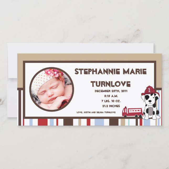 Anúncio Motor de Foto de Anunciamento de Nascimento do Noj (Frente)