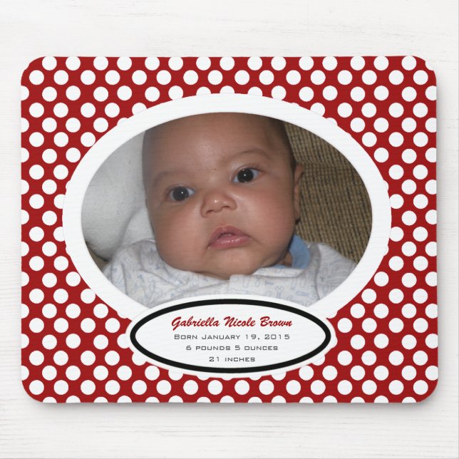 Anúncio Mousepad do bebê (Frente)