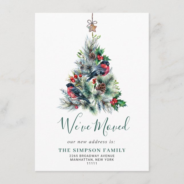 Anúncio Móvel de Árvore Elegante Minimalista (Frente)