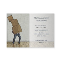 Anúncio móvel engraçado personalizado que movemos