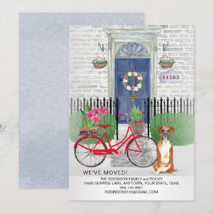 Anúncio Movendo a porta da bicicleta do cachorro-boxer - N