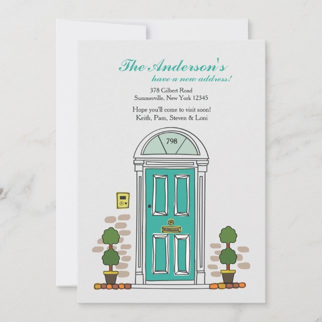 Anúncio movente da porta da rua (Frente)