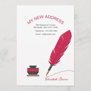 Anúncio movente do Inkwell e da caneta da pena