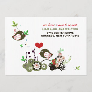 Anúncio movente do ninho de amor