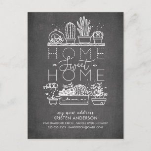 Anúncio movente do Succulent Home doce Home