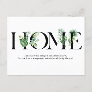 Anúncio movente nós movemos o cartão