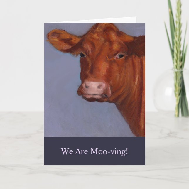 Anúncio movente: Pintura da vaca, MOO-ving (Frente)