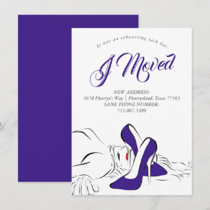 Anúncio Mover é Escape Diversão Roxo Diva Novo Endereço