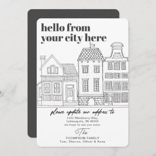 Anúncio Movimentação da Cidade de Destino Moderno