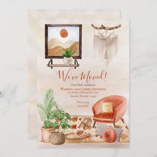 Anúncio Movimentação da Macrame da Cena Inicial Boho (Frente/Verso)