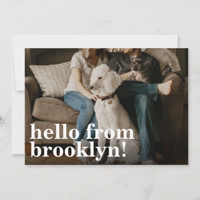 Anúncio Movimentação de Foto do Novo Endereço Residencial  (Frente)