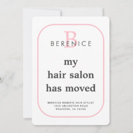 Anúncio Movimentação do Monograma de Tipografia de Novo En