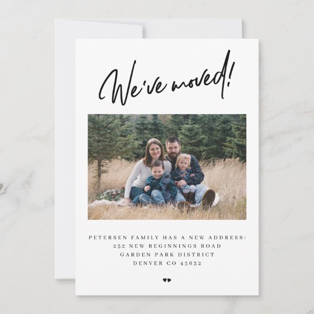 Anúncio Movimentamos a moderna movimentação simples de fot (Frente)