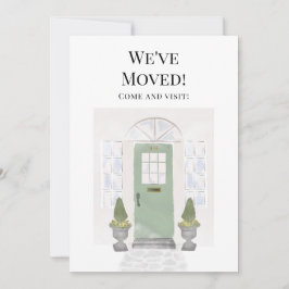 Anúncio Movimentamos a nova porta verde de aquarela domést