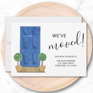 Anúncio Movimentamos a Porta Azul do Novo Endereço
