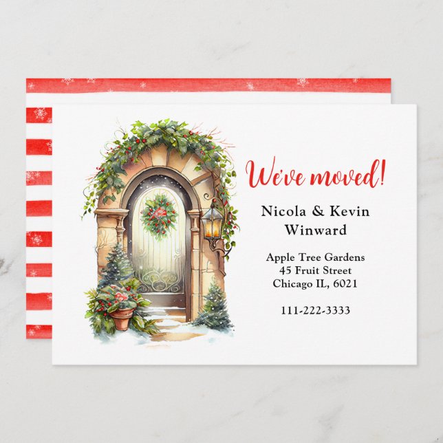 Anúncio Movimentamos a Porta de Natal Feriado (Frente/Verso)