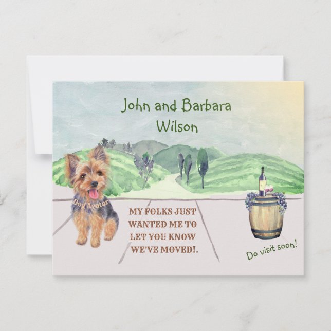 Anúncio Movimentamos o Cachorro da Família Avatar (Frente)