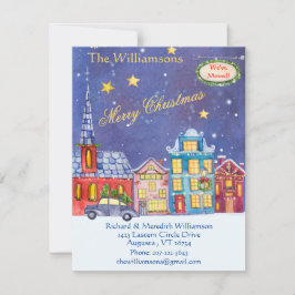 Anúncio Movimentamos o movimento plano da vila de Natal