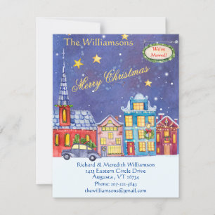 Anúncio Movimentamos o movimento plano da vila de Natal