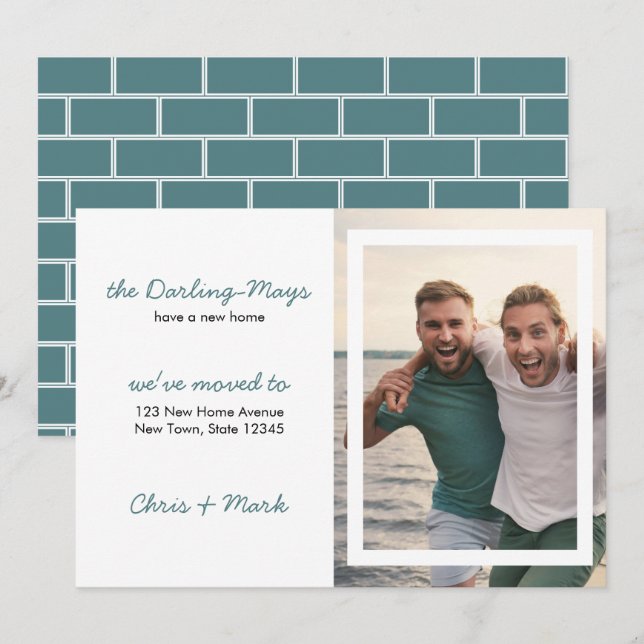 Anúncio Movimentamos o novo endereço personalizado do Phot (Frente/Verso)