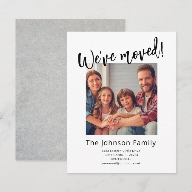 Anúncio Movimentamos o orçamento de fotos da família Na mo (Frente/Verso)