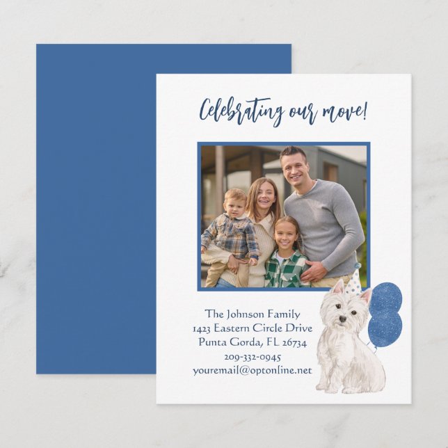 Anúncio Movimentamos o orçamento de fotos da família Westi (Frente/Verso)